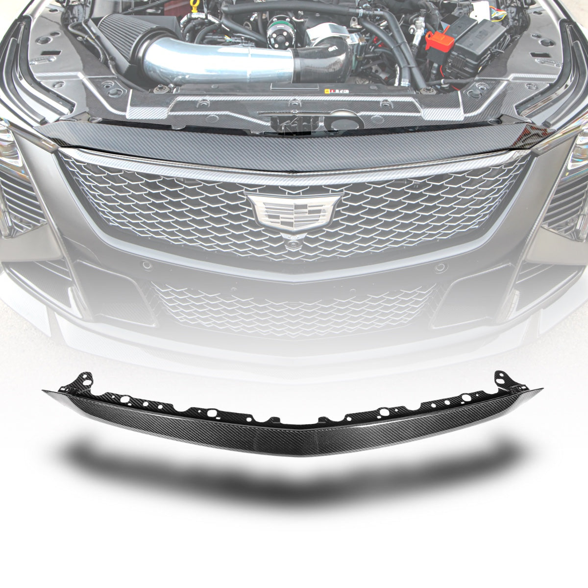 2025-2026 Cadillac CT5-V Blackwing Front Bumper Top Upper Shell Pre Pr ...