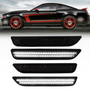 2010-2014 Ford Mustang Smoked White LED Side Markers-1