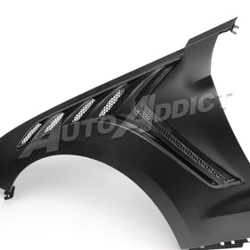 2018-2023 Mustang S550 EcoBoost/GT Type-GTD Aluminum Fenders w/ Functional Vent (Pair) - 0