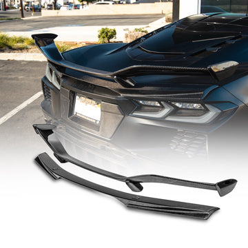 2020-2026 Corvette C8 Type-Z07 Style Rear Spoiler Carbon Fiber 2pc For Stingray