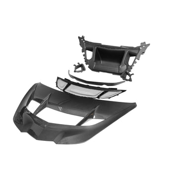 2025-2026 C8 ZR1/ZR1X ZTK Type-OEM Hood Functional Dry Carbon Fiber Double Sided 6PCS Kit - 0