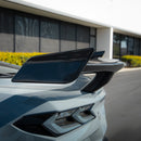 2023-2026 C8 Corvette Z06/E-Ray ZR1 ZTK Rear Spoiler Gloss Carbon Fiber 1pc-6