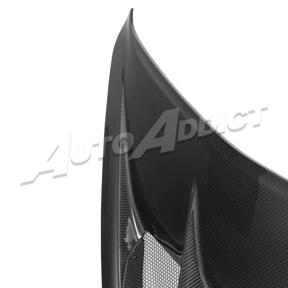 2025-2026 C8 ZR1/ZR1X ZTK Type-OEM Hood Functional Dry Carbon Fiber Double Sided 6PCS Kit