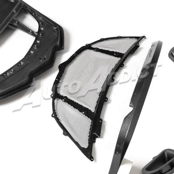 2025-2026 C8 ZR1/ZR1X ZTK Type-OEM Hood Functional Dry Carbon Fiber Double Sided 6PCS Kit