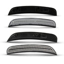 2015–2024 Dodge Charger Clear White LED Side Markers Set-4