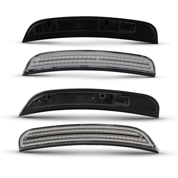 2015–2024 Dodge Charger Clear White LED Side Markers Set