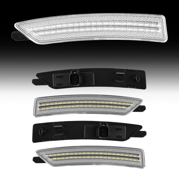 2024-2026 Ford Mustang S650 Clear White LED Side Markers