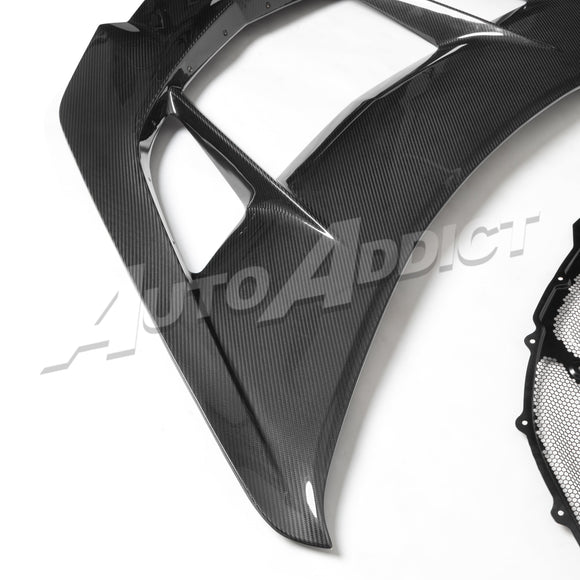 2025-2026 C8 ZR1/ZR1X ZTK Type-OEM Hood Functional Dry Carbon Fiber Double Sided 6PCS Kit