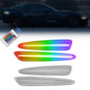 2005-2013 Chevrolet Corvette C6 RGB Clear LED Side Marker-1