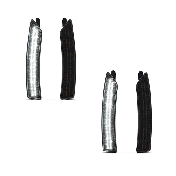 2024-2026 Ford Mustang S650 Smoke White LED Side Markers