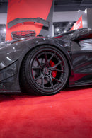 2020-2024 Corvette C8 Deluxe Wide Track Package Full Carbon Fiber Kit Bumper to Bumper-9