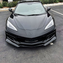2020-2024 Corvette C8 Stingray Evo Style Front Lower Chin Splitter Gloss Black-9