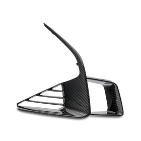 2025-2026 Cadillac CT5-V Blackwing Front Side Outer Grilles Pre Preg Gloss Carbon Fiber Pair - 0