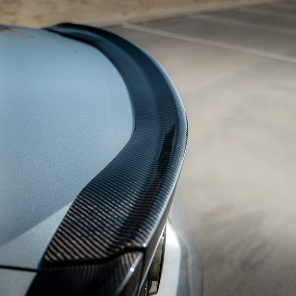 2016-2025 Chevy Camaro Type-SS 1LE Gloss Carbon Fiber 3pc Rear Spoiler