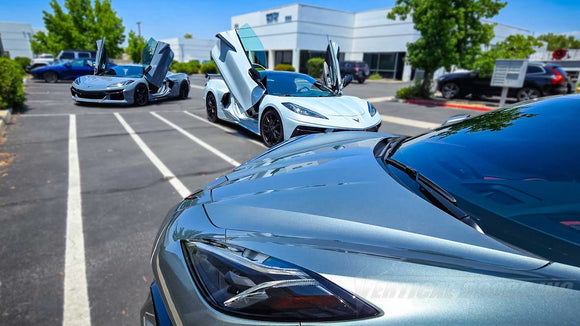 Luxury Meets Innovation: @LuxionElite's C8 Corvette Transformed with Vertical Doors, Inc.'s Signature Lambo Door Conversion Kit Chevrolet Corvette C8 Lambo Door Conversion Kit by Vertical Doors Inc., VDCCHEVYCORC820, VDCCHEVYCORC823Z06, 
1LT, 2LT, 3LT, Z51, Z06, C8R, Z8ZR1, Stingray, Eray, Vette, Corvette, lambo doors, vertical doors, door conversion, scissor doors, butterfly doors, wing doors, Corvette C8 lambo doors, Corvette C8 vertical doors, Corvette C8 door conversion, Corvette C8 scissor doors, Corve