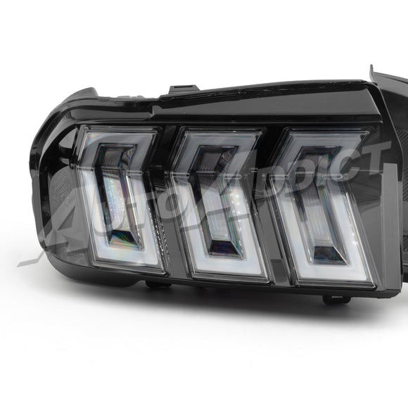 2015-2023 Mustang S550 Heritage-X™ Taillights Amber Turn Signal Sequential w/ Animation