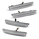 2010-2014 Ford Mustang Clear White LED Side Markers-6