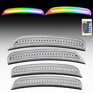 2015-2024 Dodge Charger RGB Clear LED Side Markers - 0
