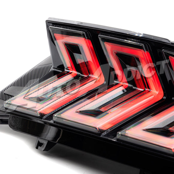 2015-2023 Mustang S550 Heritage-X™ Taillights Amber Turn Signal Sequential w/ Animation