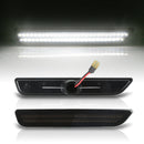 2010-2014 Ford Mustang Smoked White LED Side Markers-3