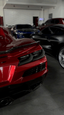 2020-2026 Corvette C8 Euro Smoke Style LED Taillights Amber Sequential Pair-14