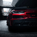 2020-2026 Corvette C8 Euro Smoke Style LED Taillights Amber Sequential Pair-11