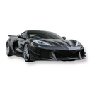 2020-2024 Corvette C8 Deluxe Wide Track Package Full Carbon Fiber Kit Bumper to Bumper-18