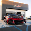 2020-2024 Corvette C8 Stingray Z06 Track Package 15pcs Full Conversion Front Bumper Body Kit-8