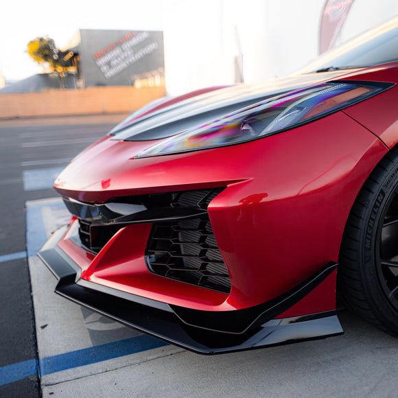 2020-2024 Corvette C8 Stingray Z06 Track Package 15pcs Full Conversion Front Bumper Body Kit
