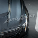2020-2026 Cadillac CT5/V-Blackwing Heritage Spec Pre-Preg V-Shaped Double Sided Carbon Fiber Hood-6