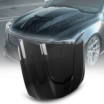 2020-2026 Cadillac CT5/V-Blackwing Heritage Spec Pre-Preg V-Shaped Double Sided Carbon Fiber Hood