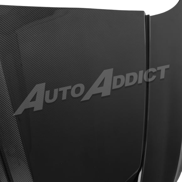 2020-2026 Cadillac CT5/V-Blackwing Heritage Spec Pre-Preg V-Shaped Double Sided Carbon Fiber Hood
