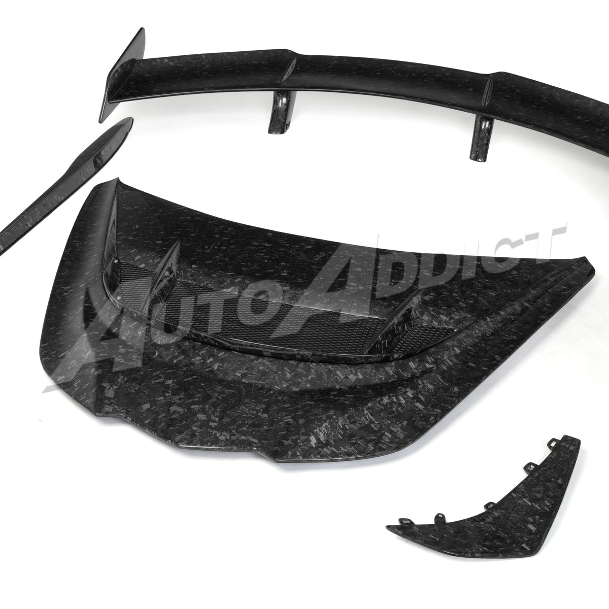 2020-2026 Corvette C8 Quiet Racing ZR1 ZTK Forged Carbon Fiber Aero Ki ...