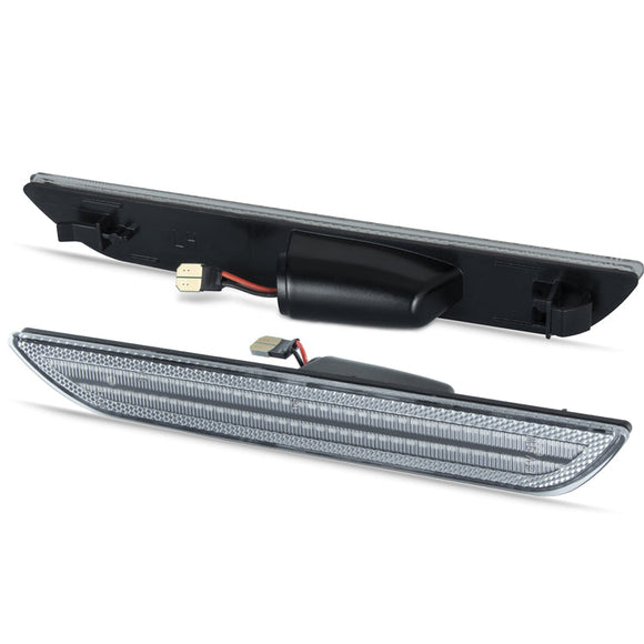 2015-2023 Mustang S550 Clear White LED Side Marker