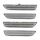 2010-2014 Ford Mustang Clear White LED Side Markers-5