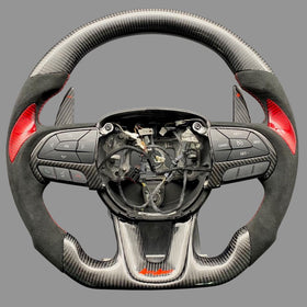 2015-2024 Dodge Charger Custom Carbon Fiber Steering Wheel - 0