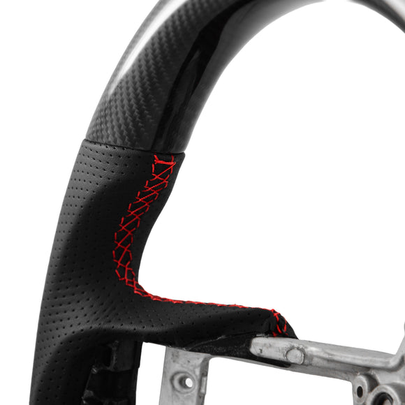 2018-2023 Mustang S550 Carbon Fiber Steering Wheel w/ Heated Core Pre Manufactured