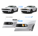 2015-2024 Dodge Challenger OEM Replica Headlights Projector LED Lights-5