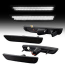 2010-2014 Ford Mustang Smoked White LED Side Markers-2