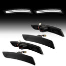 2016-2025 Chevrolet Camaro Smoked White LED Side Markers Set-2