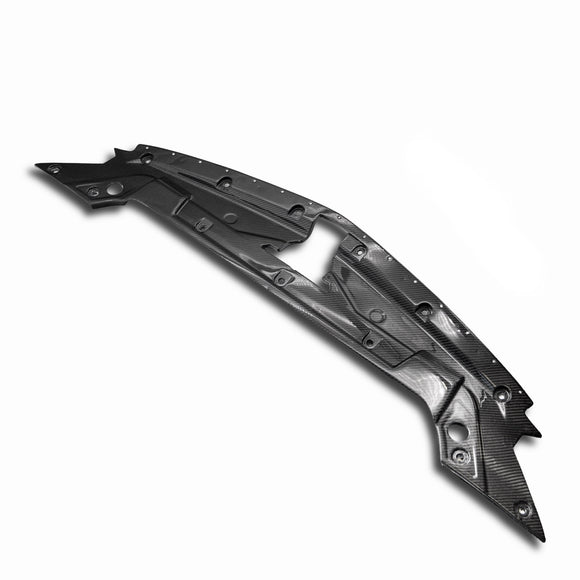 2025-2026 Cadillac CT5-V Blackwing Engine Panel Trim Radiator Cover Gloss Carbon Fiber 3pc Kit