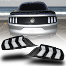 2015-2023 Mustang S550 Euro Tail Lights (Clear/Smoked)-1