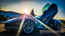 Chevrolet Corvette C7 2014-2019 Lambo Door Conversion Kit by Vertical Doors Inc., vette, Corvette, Chevy,  VDCCHEVYCORC714, lambo doors, vertical doors, door conversion, scissor doors, butterfly doors, wing doors,