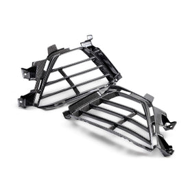 2022-2024 Cadillac CT5-V Blackwing Gloss Carbon Fiber Lower Grille (Pair) - 0