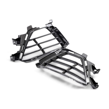 2022-2024 Cadillac CT5-V Blackwing Gloss Carbon Fiber Lower Grille (Pair) - 0