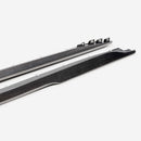2022-2026 Cadillac CT5-V Blackwing Type-ST Gloss Carbon Fiber Side Rocker Panel Extensions-8