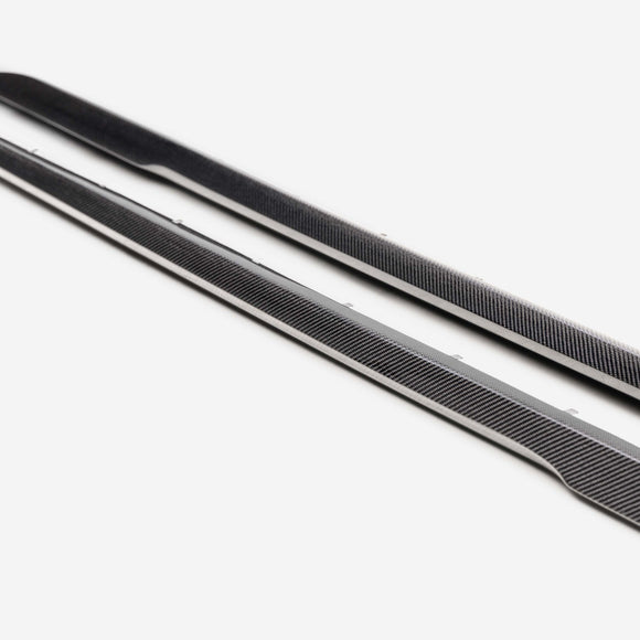 2022-2026 Cadillac CT5-V Blackwing Type-ST Gloss Carbon Fiber Side Rocker Panel Extensions