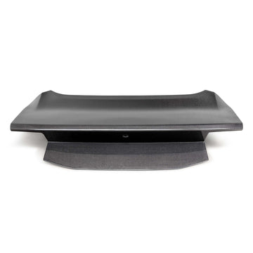 2024 + Ford Mustang S650 Gloss Carbon Fiber One Piece OE Style Rear Trunk Holes Delete - 0