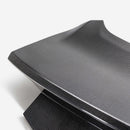 2024 + Ford Mustang S650 Gloss Carbon Fiber One Piece OE Style Rear Trunk Holes Delete-4