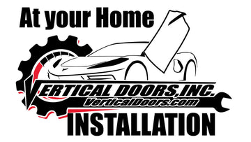 Chevrolet Corvette C8 Z06 Vertical Door Conversion Kit + Mobile Installation. VDCCHEVYCORC823Z06INS